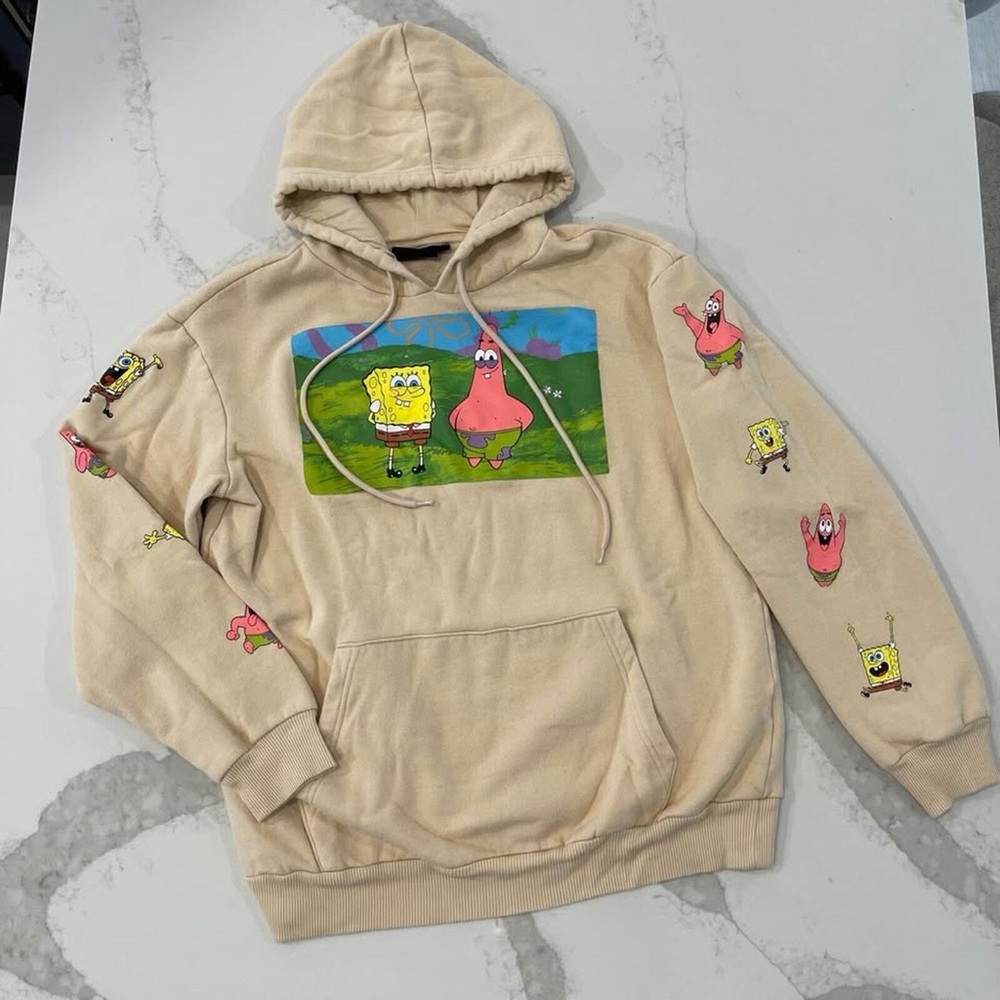Nickelodeon SpongeBob SquarePants Patrick Graphic Sweatshirt Hoodie Adult Large